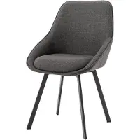 Tower Living Borgo Stoel - Bjorn 19 anthracite (draaibaar)