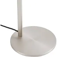LUCANDE Vloerlamp Silka, alu / grijs / zink, Werkkamer / Kantoor, metaal, Modern, vloerlamp