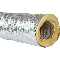 Spiraliet Flexibele Slang Geïsoleerd Ø127MM 3 Meter