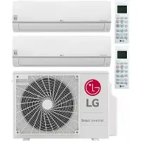 LG Duo Multisplit MU2R15-0909 2x 2,5kW Binnenunit + 1x 4,1kW Buitenunit - WiFi