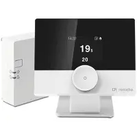 Remeha qSense Plus en Home Hub Draadloos met Tafelstandaard