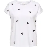 ONLY Carmilda T-shirts Dames Wit S-42/44