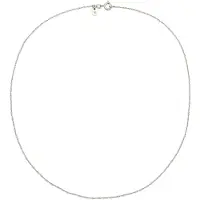 KUZZOI - Halsketting - Ketting Heren Gedraaide Schakelketting 925 Sterling Zilver 45 cm -