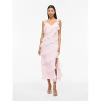 Vila Viluna Bandje Maxi Jurk 38 EU dames