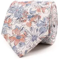 Tresanti stropdas blauw bruine print