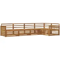 vidaXL Buiten bank set 5 st Naturel Massief Acacia Hout