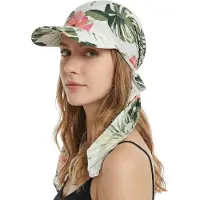 JeiibrZui Dames Chemo Hoofddeksels Met Klep - One Size - 1 Stuk - Zacht Polyester Muts Voor Haaruitval En Zonbescherming