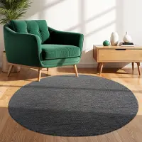 TT Home Tapijt Buiten Woonkamer Eetkamer Balkon Weerbestendig antraciet 200 x 200 cm Rechthoek