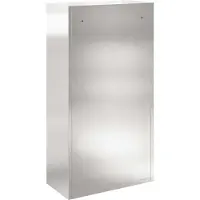 vidaXL Pakket Inwerpkoker Zilver 44 x 22 x 82 cm Roestvrij staal