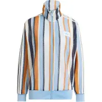 Adidas Gebreid vest 'Firebird' marine / lichtblauw / oranje gemêleerd / wolwit