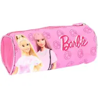 Barbie Etui - Pennenetui voor Kind - Rond - Roze - Pennenzak