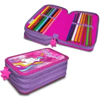 Unicorn Gevuld etui Magic Dreams - 39 stuks - 11,5 x 19,5 x 6,5 cm - Polyester