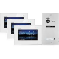 Balter EVO videosysteem voor deurbellen, geschikt voor een eengezinswoning, met 3 monitoren