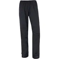 Vaude Bike Women's Fluid Full-Zip Pants, regenbroek, dames, zwart