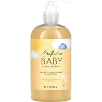 SheaMoisture , Baby Was & Shampoo, Rauwe Shea, Kamille & Arganolie, 13 fl oz (384 ml)