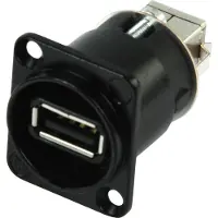 Neutrik Omkeerbare USB-adapter 2.0 Bus, inbouw NAUSB-W-B Doorvoer NAUSB-W-B Inhoud: 1 stuk(s)
