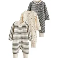 Next Rompertje/body beige / koper