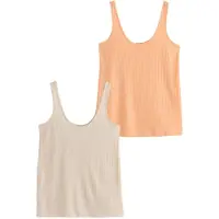 Next Top taupe / lichtoranje