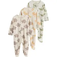 Next Nachtkledij beige / bruin / groen / lichtoranje