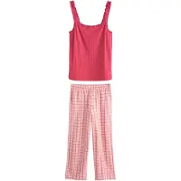 Next Pyjama rood / wit