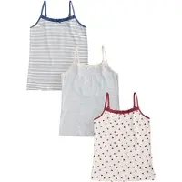 Next Onderhemd lichtbeige / donkerblauw / lichtgrijs / rood