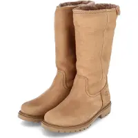 Panama jack laarzen voor dames, model Bambina B128, kleur camel/camel, maat 42 EU