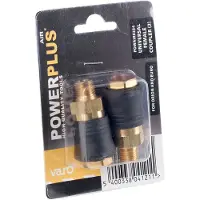 VARO 2 pièces Raccord rapide robinet conduit accouplement connecteur 1/4 POWAIR0254