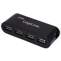Logilink UA0085 UA0085 USB-hub 4 poorten USB-A USB 2.0 480 MBit/s Zwart