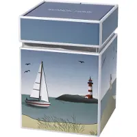 Goebel - Scandic Home | Theedoos Ocean Love | Metaal - 11cm - bewaardoos