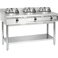 Bartscher Gas wok kookplaat Bartscher, 150(b)x96(h)x60(d)cm, 34.5 kW