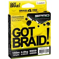Spro GOT BRAID! Green - 150m - Snoek Lijn - Snoeklijn- Snoek Draad - Snoekdraad -