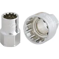 Ks Tools 19 mm doorgaande doornut, TRIPLEplus, 13 mm