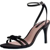 Next - Dames - Tabitha Simmons X Midnight Siren sandalen met hak en strik - Zwart