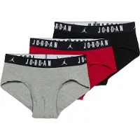 Jordan Onderbroek grijs gemêleerd / rood / zwart / wit