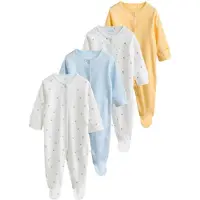 Next - Meisjes - Set van 4 babypyjama's - Blauw