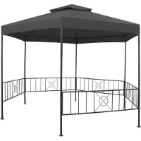 Syfax Tuinprieel 323x275x265 cm antraciet