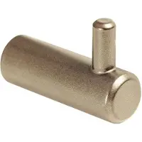 GPF bouwbeslag Jas-/ handdoekhaak 40x14 mm Champagne blend