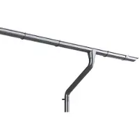 Weka Dakgootset - Verzinkt Staal - Zilver - Breedte 400cm - Voor Zadeldak