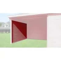 Weka Zijwand 235cm Zweeds Rood