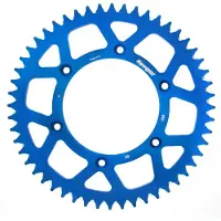 Supersprox Aluminium 52d Ral990x52blu Achtertandwiel