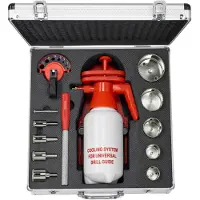 Carat ETNSET0100 10 Delige Diamantboorset Voor Natboren - 1,25L