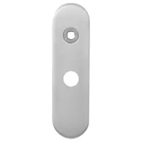 GPF bouwbeslag GPF Kortschild afgerond enkelverend 169x46x8,5mm WC72/8 normale knop