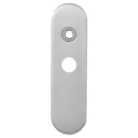 GPF bouwbeslag GPF Kortschild afgerond enkelverend 169x46x8,5mm WC57/5 grote knop
