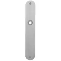 GPF bouwbeslag GPF Plaatschild afgerond zonder veer 240x40x2mm blind