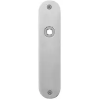 GPF bouwbeslag Gatdeel links/rechts plaatschild afgerond 181x41x2mm PC55