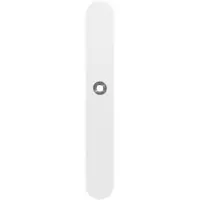 GPF bouwbeslag GPF Gatd rechts langschild XL afg 282x40x8,5mm blind wit