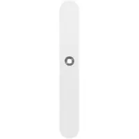 GPF bouwbeslag GPF Langschild XL afg enkelv 282x40x8,5mm PC55 wit