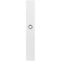 GPF bouwbeslag GPF Langschild XL rechth enkelv 282x40x8,5mm BB72 wit