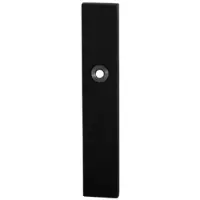 GPF bouwbeslag GPF Gatd links langschild rechth 218x40x8,5mm BB56 zwart