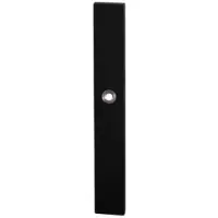 GPF bouwbeslag GPF Gatd rechts langschild XL rechth 282x40x8,5mm BB72 zwart